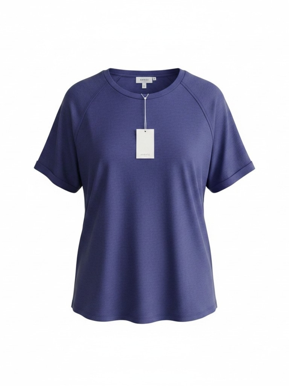 Andree By Unit Short Sleeve Crewneck Top - Indigo Blue